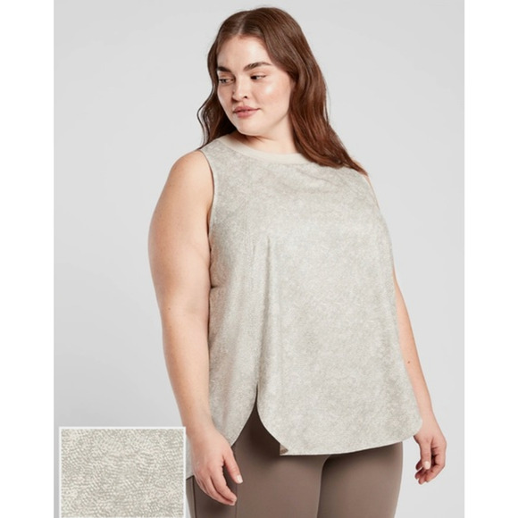 Athleta Tops - Zephyr Print Tank Snakeskin Print‎ MSRP $69 3X